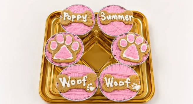 DogBake celebration cupcakes